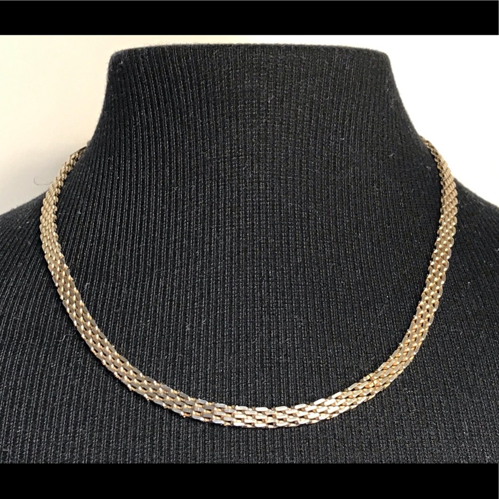 🔆 Vintage silver tone necklace